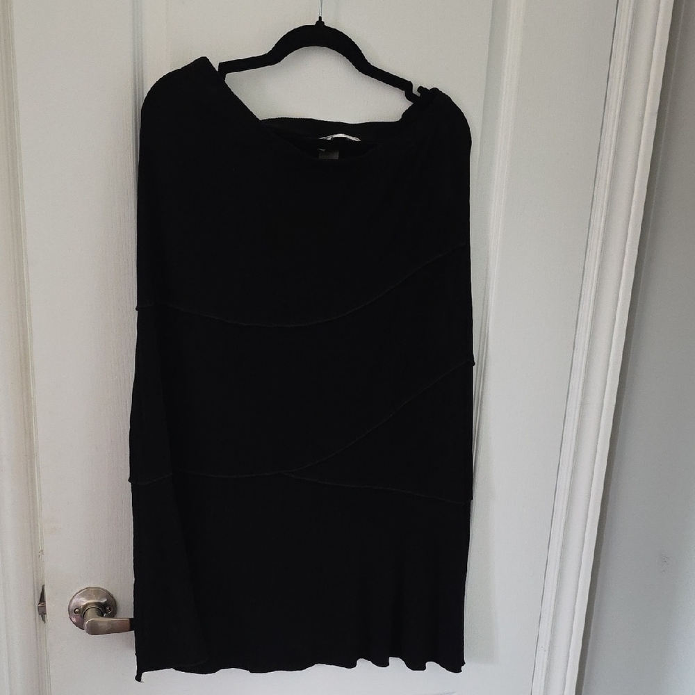 Allison Daley Textured Black Skirt